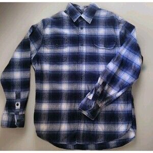 JACHS Flannel Shirt Men Medium Thick Plaid Grunge Grungecore Comfy Rustic Casual
